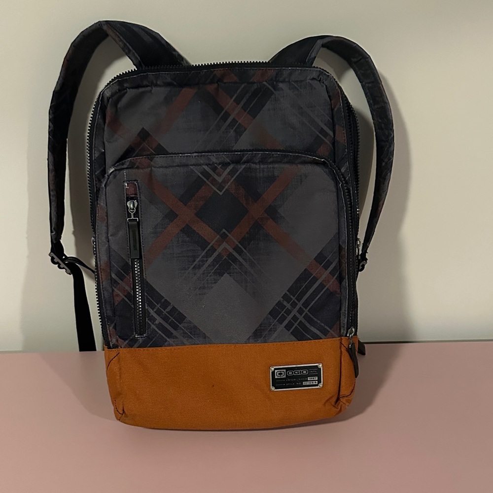OGIO Laptop Black and Orange Backpack